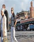 touristes à  Marrakech