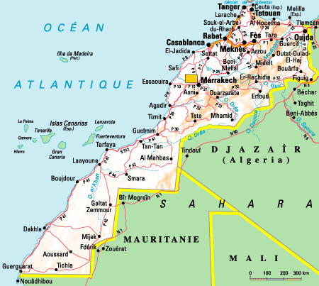 carte du maroc images